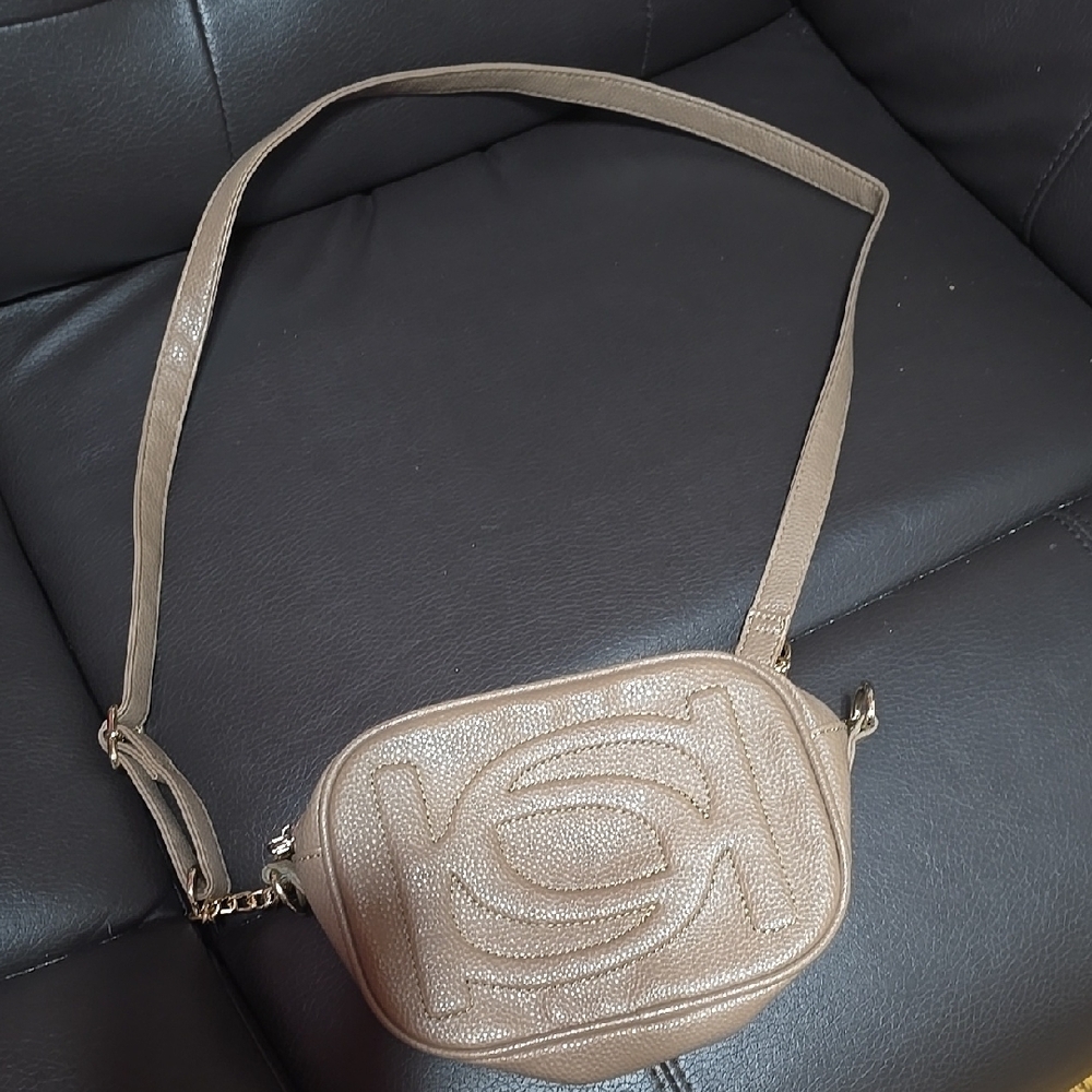 Chic Gold Crossbody Bag
